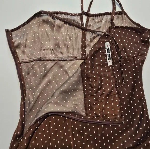 Ciao Lucia Leo Dress Casual Square neck Sleeveless Size S - Picture 10 of 13